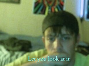 Let_you_look_at_it